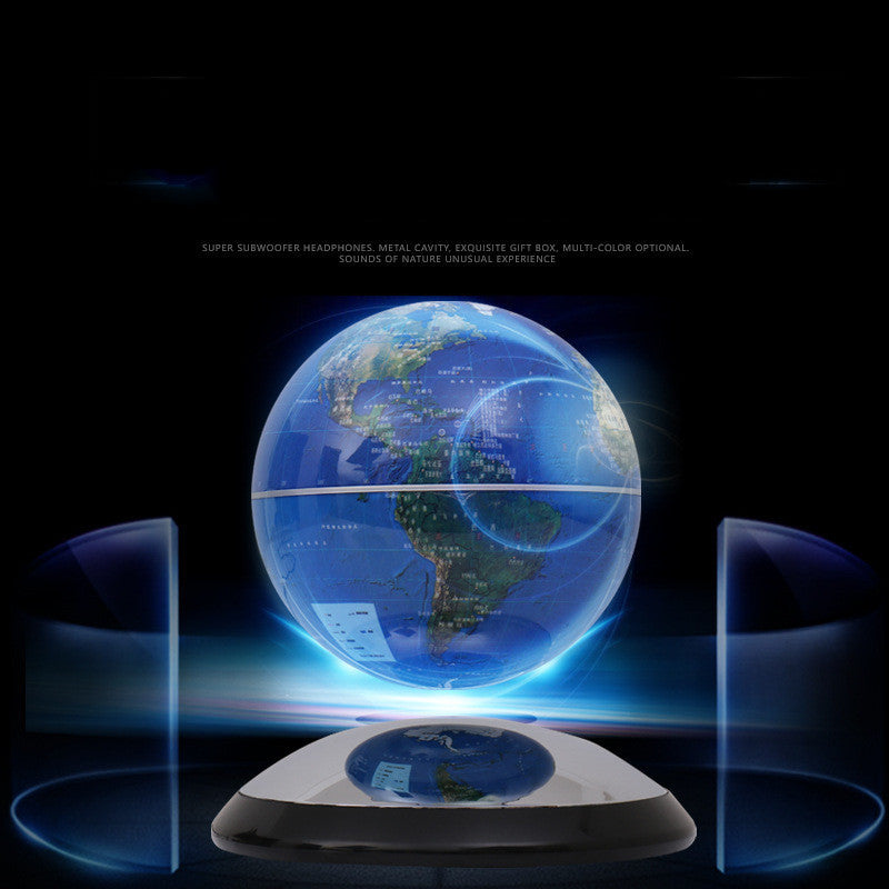 6-inch Magnetic Levitating Globe — Mirror Base Office Ornament (Patented Design)