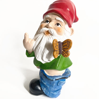 Holiday Christmas Gnome Resin Sculpture
