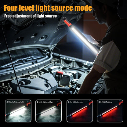 Auto Repair Lamp Led Rechargeable Work Light Super Bright Magnetic Adsorption With Hook 3 Light Modes