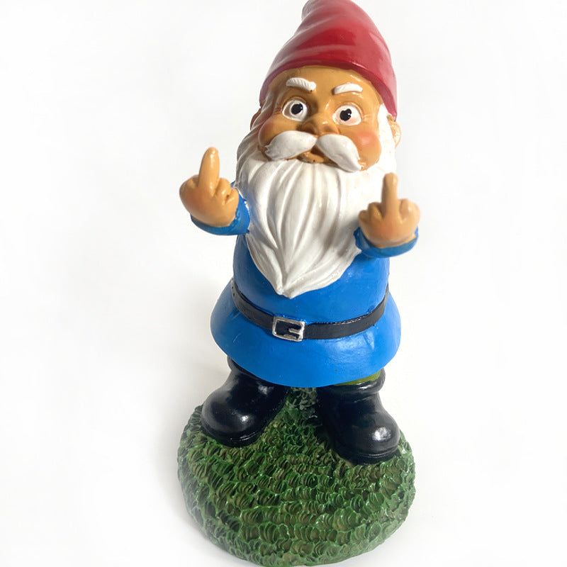 Holiday Christmas Gnome Resin Sculpture
