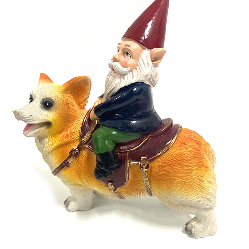 Holiday Christmas Gnome Resin Sculpture