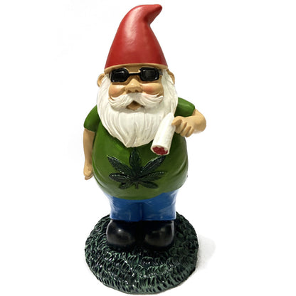 Holiday Christmas Gnome Resin Sculpture